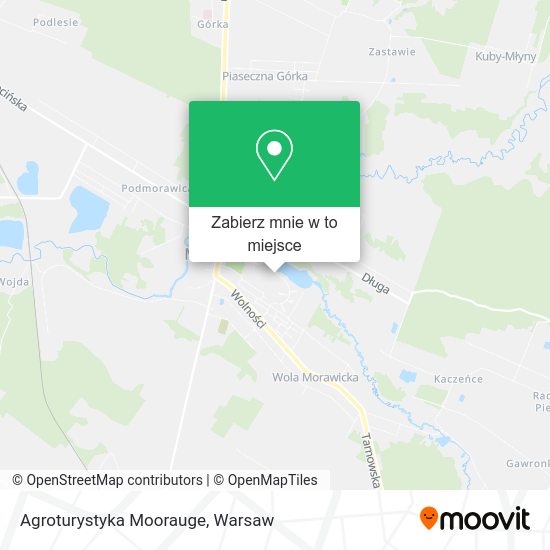 Mapa Agroturystyka Moorauge