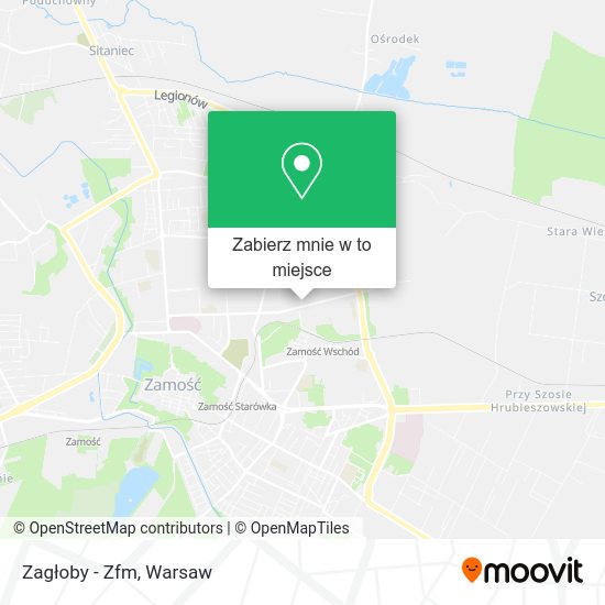 Mapa Zagłoby - Zfm