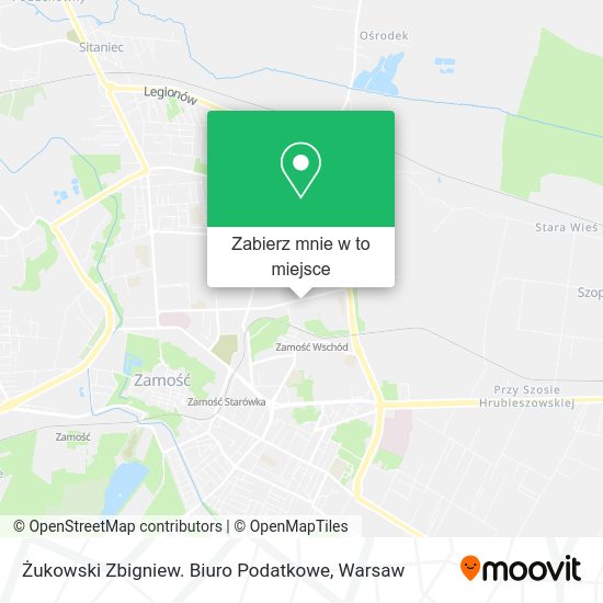 Mapa Żukowski Zbigniew. Biuro Podatkowe