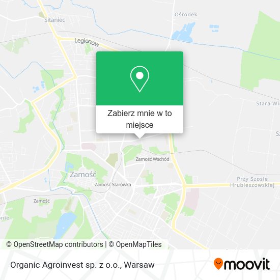 Mapa Organic Agroinvest sp. z o.o.