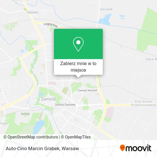 Mapa Auto-Cino Marcin Grabek