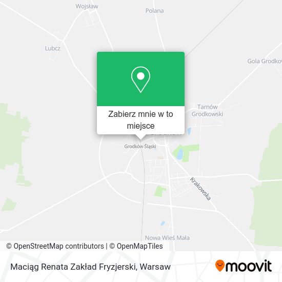 Mapa Maciąg Renata Zakład Fryzjerski