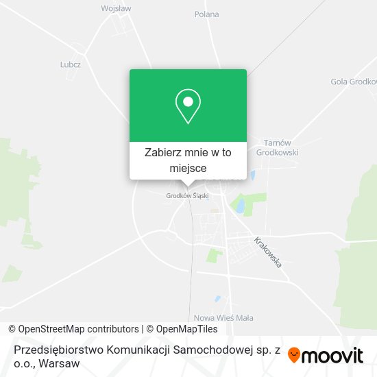 Mapa Przedsiębiorstwo Komunikacji Samochodowej sp. z o.o.