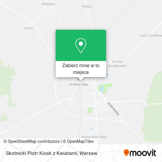 Mapa Skotnicki Piotr Kiosk z Kwiatami