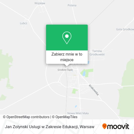 Mapa Jan Zolynski Uslugi w Zakresie Edukacji