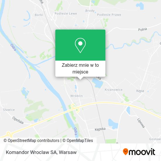 Mapa Komandor Wroclaw SA