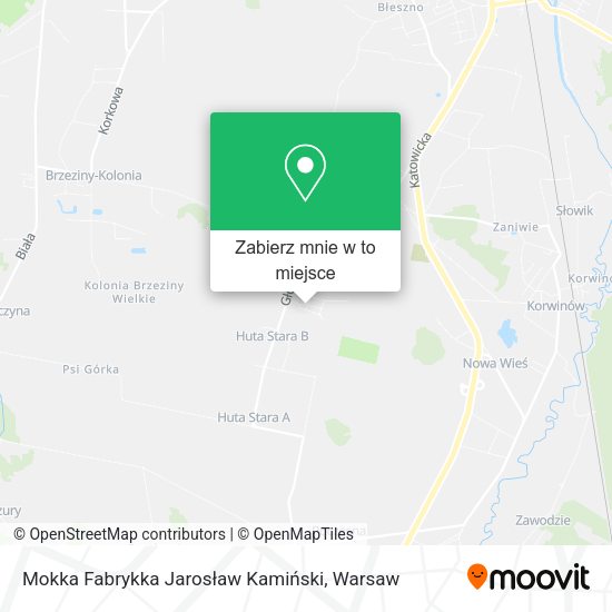 Mapa Mokka Fabrykka Jarosław Kamiński