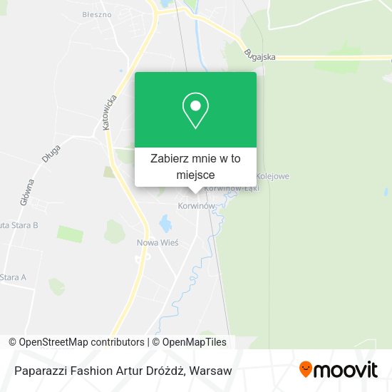 Mapa Paparazzi Fashion Artur Dróżdż