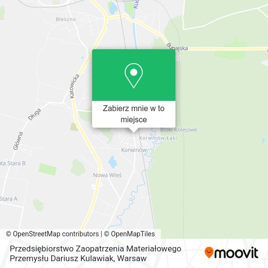 Mapa Przedsiębiorstwo Zaopatrzenia Materiałowego Przemysłu Dariusz Kulawiak