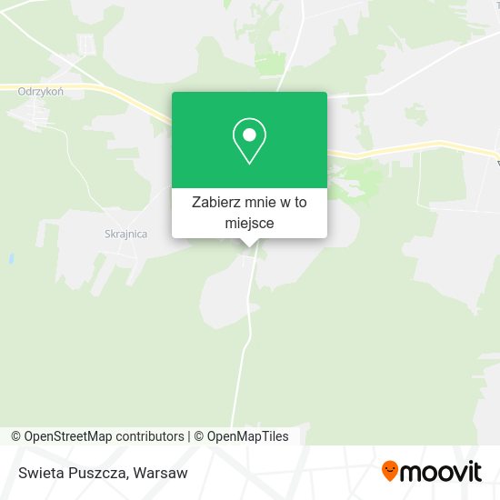 Mapa Swieta Puszcza