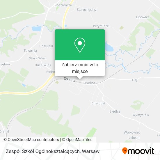 Mapa Zespół Szkół Ogólnokształcących