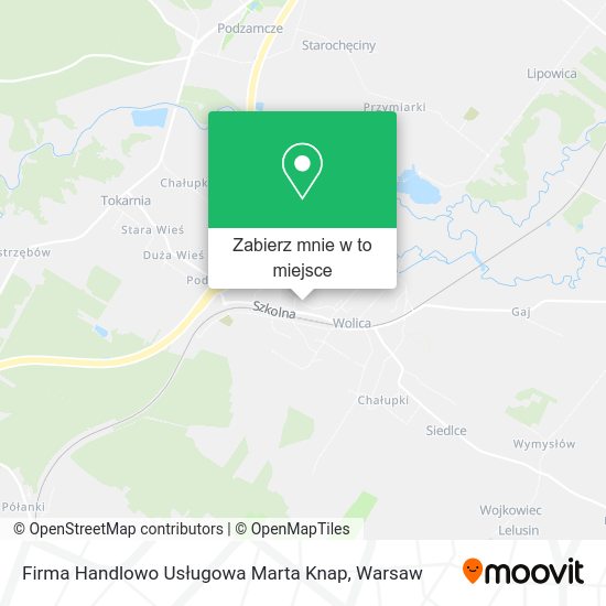 Mapa Firma Handlowo Usługowa Marta Knap