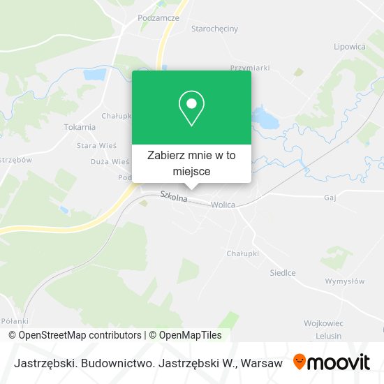 Mapa Jastrzębski. Budownictwo. Jastrzębski W.