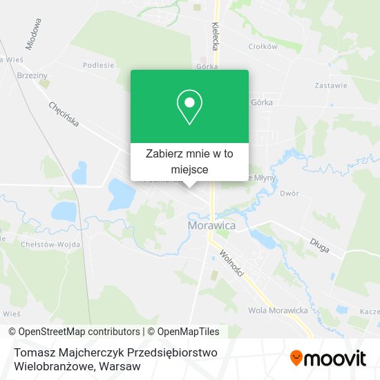 Mapa Tomasz Majcherczyk Przedsiębiorstwo Wielobranżowe