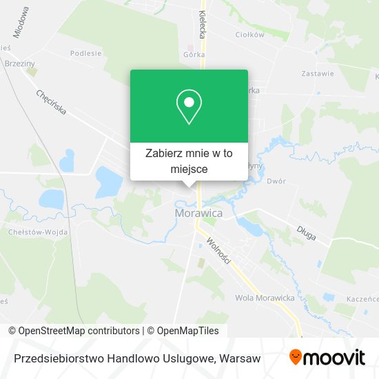 Mapa Przedsiebiorstwo Handlowo Uslugowe