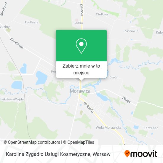 Mapa Karolina Zygadło Usługi Kosmetyczne