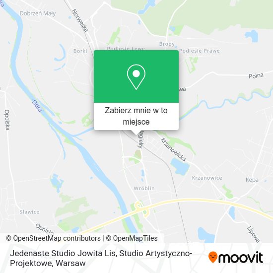 Mapa Jedenaste Studio Jowita Lis, Studio Artystyczno-Projektowe