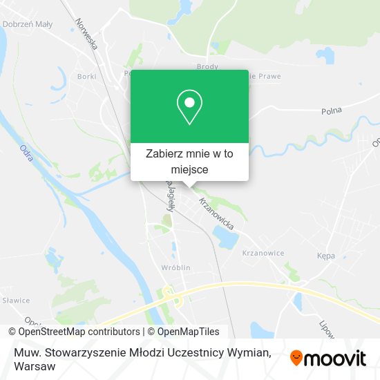 Mapa Muw. Stowarzyszenie Młodzi Uczestnicy Wymian