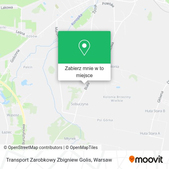 Mapa Transport Zarobkowy Zbigniew Golis