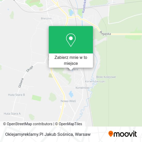 Mapa Oklejamyreklamy.Pl Jakub Sośnica