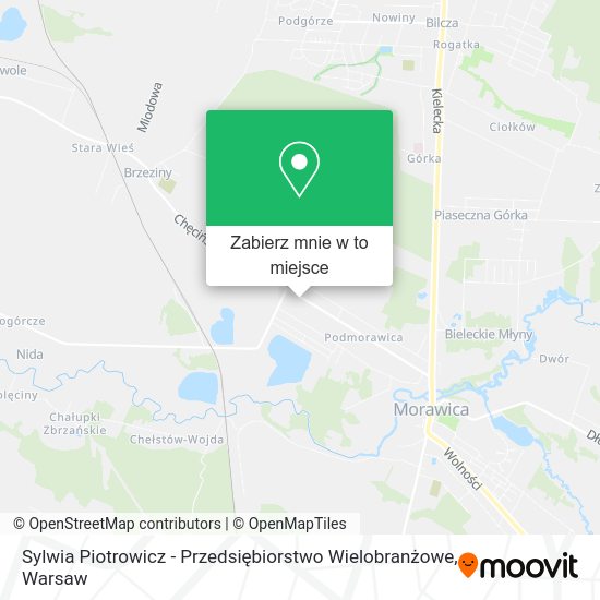 Mapa Sylwia Piotrowicz - Przedsiębiorstwo Wielobranżowe