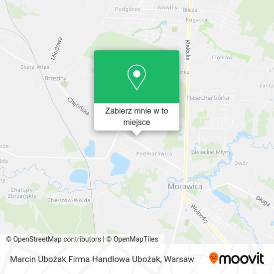 Mapa Marcin Ubożak Firma Handlowa Ubożak