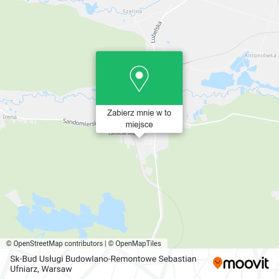 Mapa Sk-Bud Usługi Budowlano-Remontowe Sebastian Ufniarz