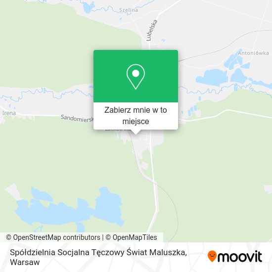 Mapa Spółdzielnia Socjalna Tęczowy Świat Maluszka