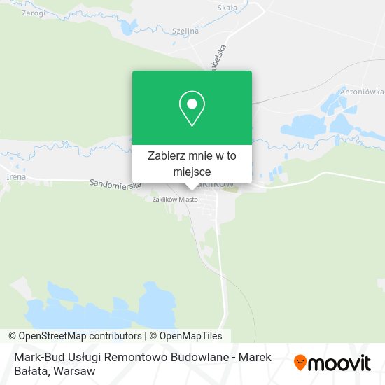 Mapa Mark-Bud Usługi Remontowo Budowlane - Marek Bałata