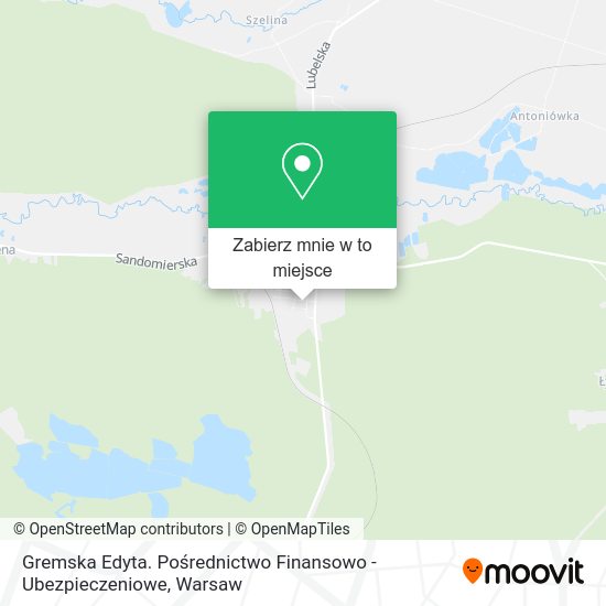 Mapa Gremska Edyta. Pośrednictwo Finansowo - Ubezpieczeniowe