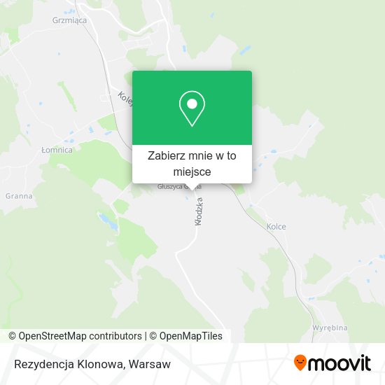 Mapa Rezydencja Klonowa