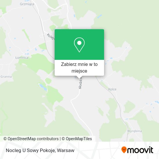 Mapa Nocleg U Sowy Pokoje