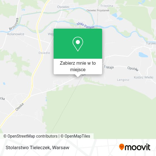 Mapa Stolarstwo Tieleczek