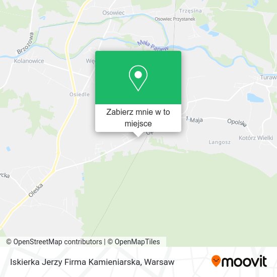 Mapa Iskierka Jerzy Firma Kamieniarska