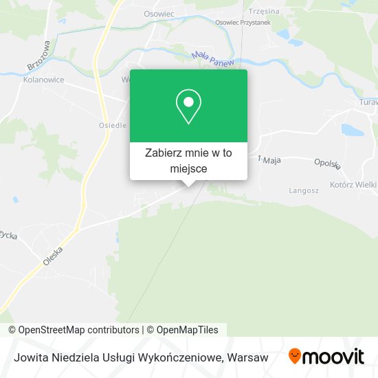 Mapa Jowita Niedziela Usługi Wykończeniowe