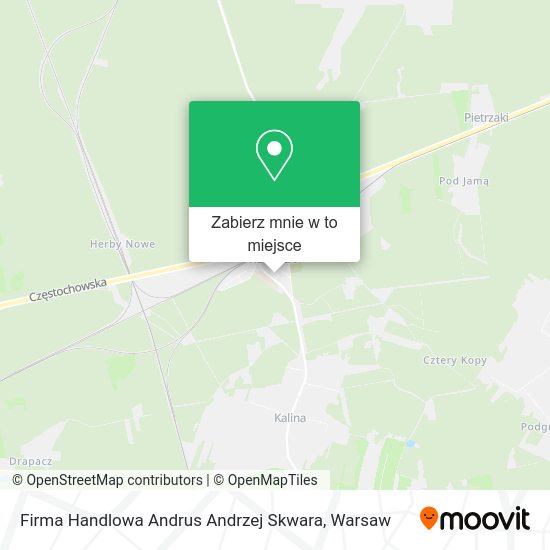 Mapa Firma Handlowa Andrus Andrzej Skwara