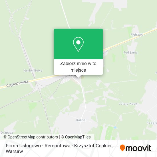 Mapa Firma Usługowo - Remontowa - Krzysztof Cenkier