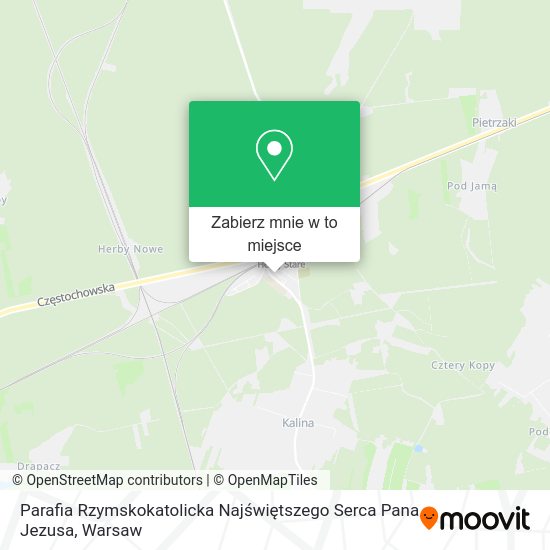 Mapa Parafia Rzymskokatolicka Najświętszego Serca Pana Jezusa