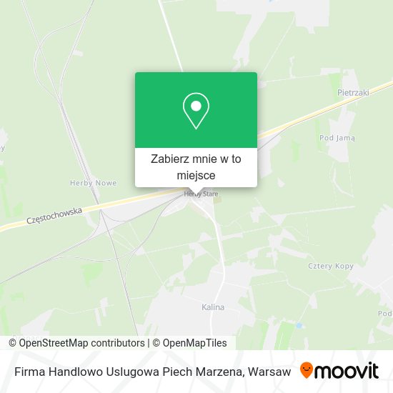 Mapa Firma Handlowo Uslugowa Piech Marzena