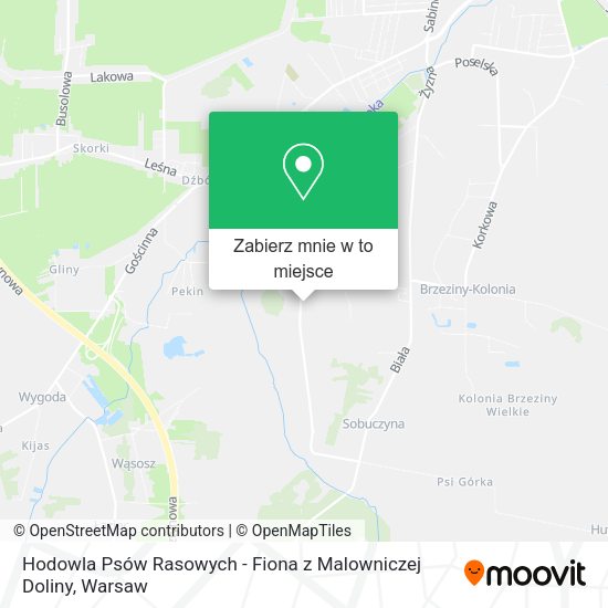 Mapa Hodowla Psów Rasowych - Fiona z Malowniczej Doliny