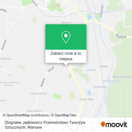 Mapa Zbigniew Jaśkiewicz Przetwórstwo Tworzyw Sztucznych