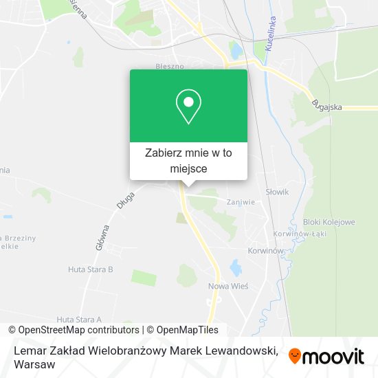 Mapa Lemar Zakład Wielobranżowy Marek Lewandowski