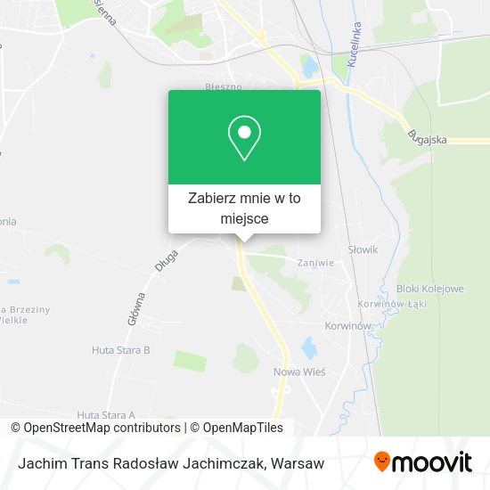 Mapa Jachim Trans Radosław Jachimczak