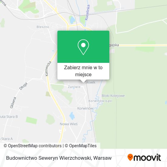 Mapa Budownictwo Seweryn Wierzchowski