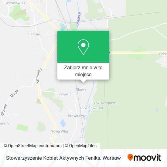 Mapa Stowarzyszenie Kobiet Aktywnych Feniks