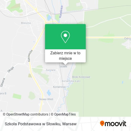 Mapa Szkoła Podstawowa w Słowiku