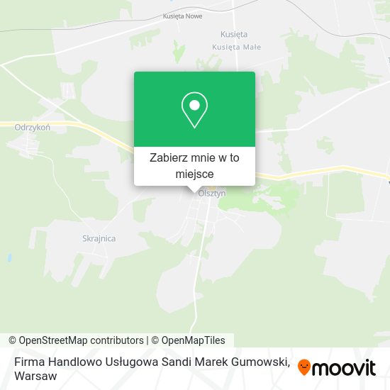 Mapa Firma Handlowo Usługowa Sandi Marek Gumowski