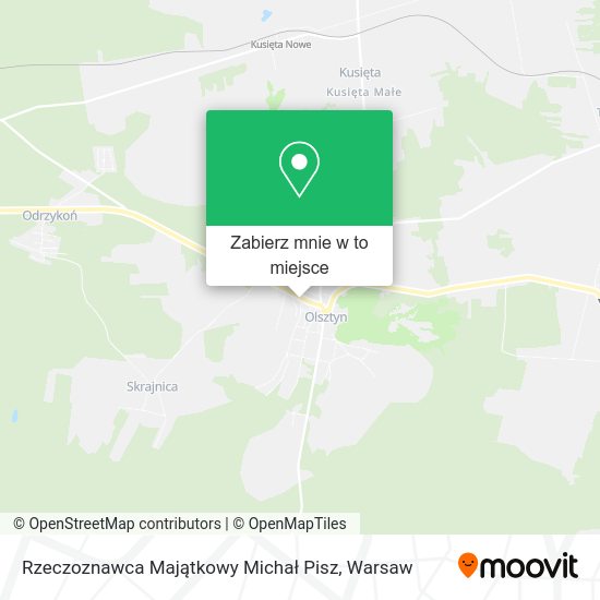 Mapa Rzeczoznawca Majątkowy Michał Pisz