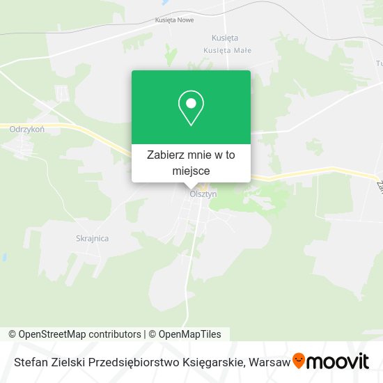 Mapa Stefan Zielski Przedsiębiorstwo Księgarskie