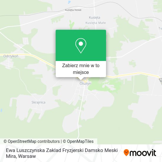 Mapa Ewa Luszczynska Zaklad Fryzjerski Damsko Meski Mira